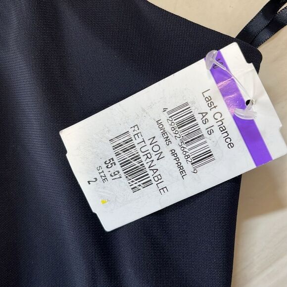 NWT Cinq A Sept | Lezlie Stretch Jersey Sleeveless Midnight Blue Midi Dress 2 - Picture 10 of 13